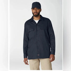 Dickies Men's FLEX Long Sleeve Work Shirt with Temp Control Cooling